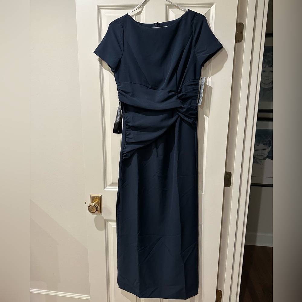 Kay Unger navy dress new with tags size 10